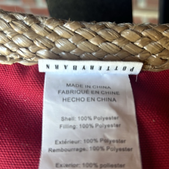 Pottery Barn Outdoor Pillow 20” - Picture 2 of 2